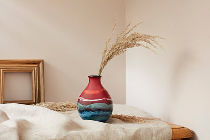Poole Pottery Horizon 12cm Bud Vase-Goviers