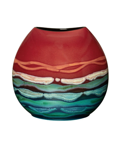 Poole Pottery Horizon 26cm Purse Vase-Goviers