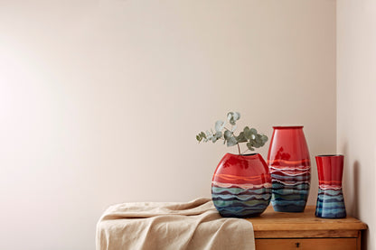 Poole Pottery Horizon 34cm Hourglass Vase-Goviers