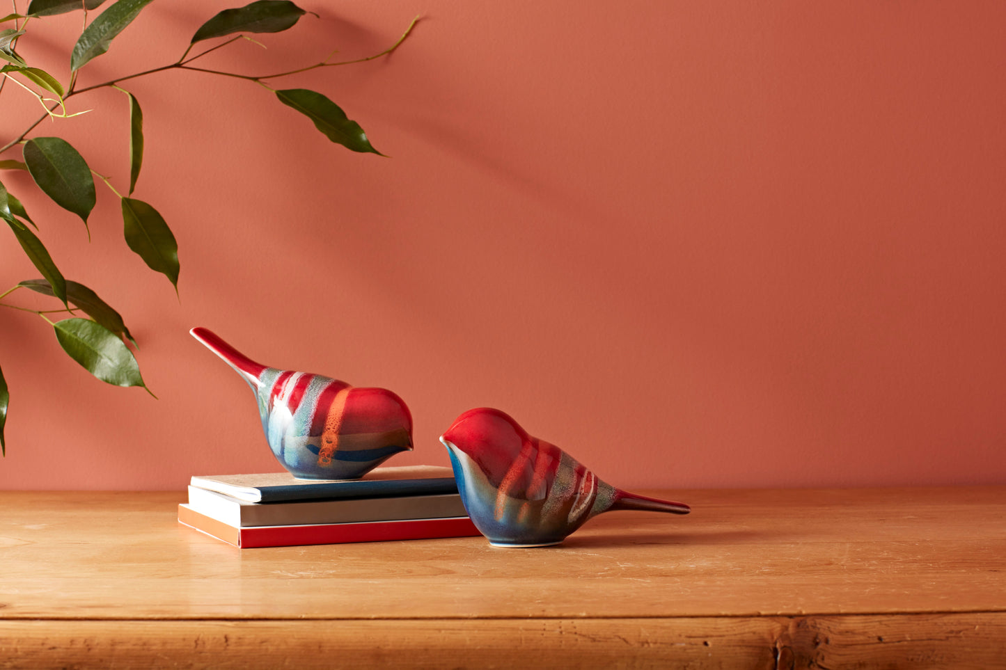 Poole Pottery Horizon Bird Pair Mixed-Goviers