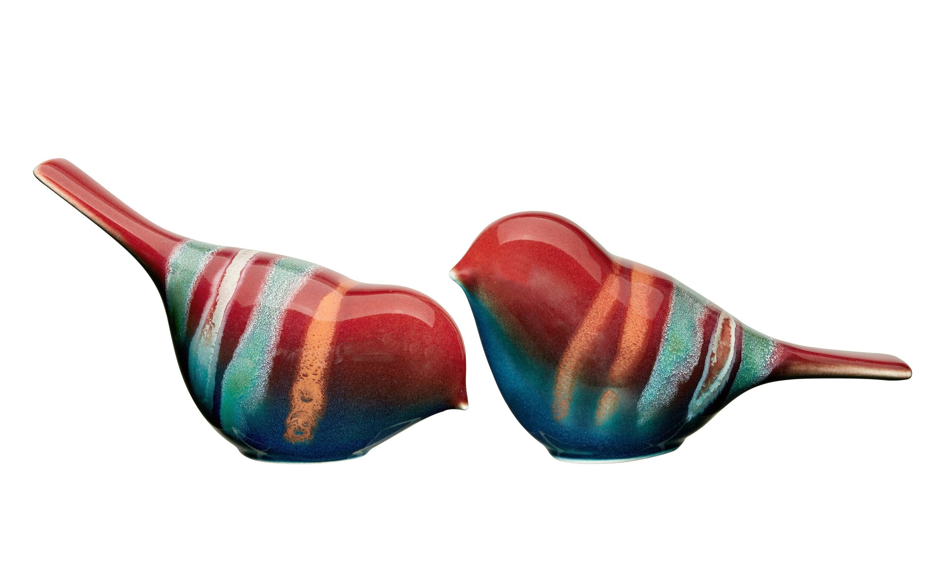 Poole Pottery Horizon Bird Pair Mixed