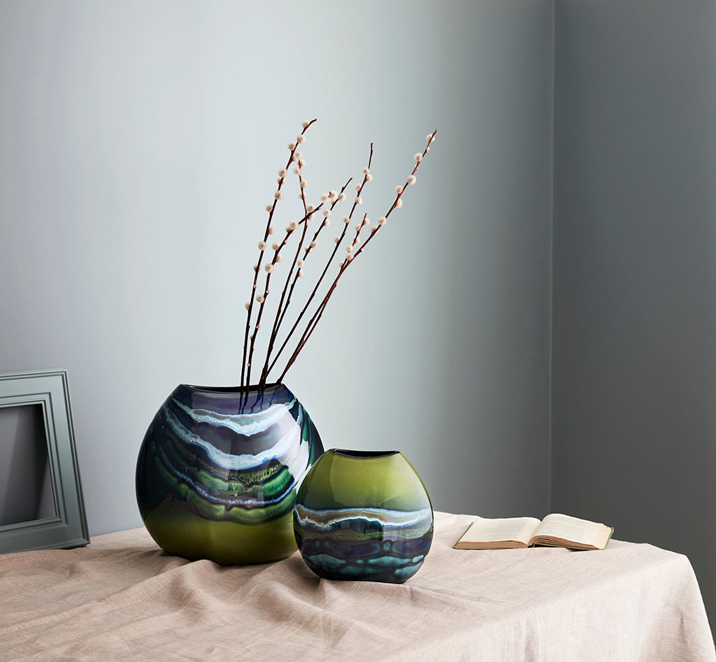 Poole Pottery Maya 26cm Purse Vase-Goviers