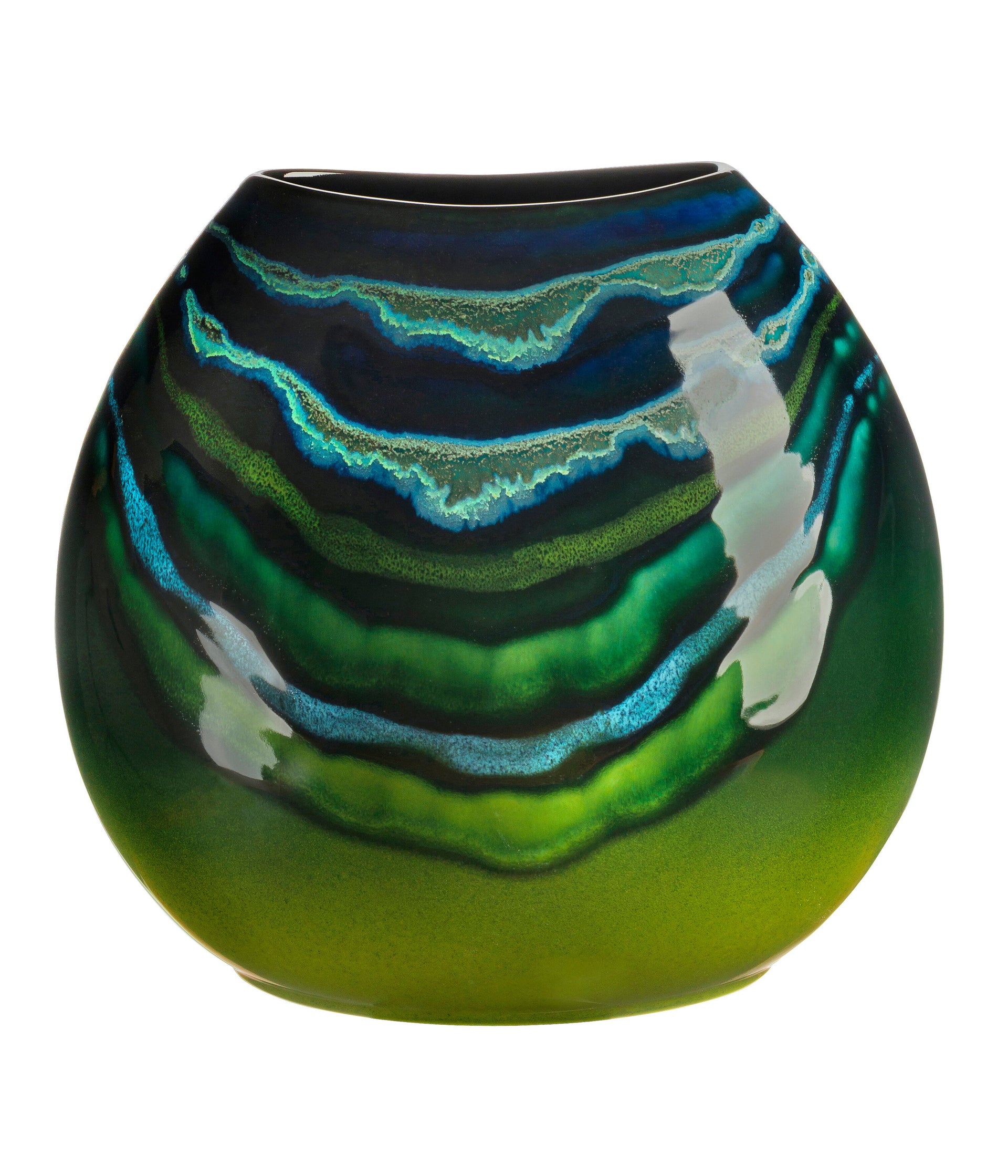 Poole Pottery Maya 26cm Purse Vase