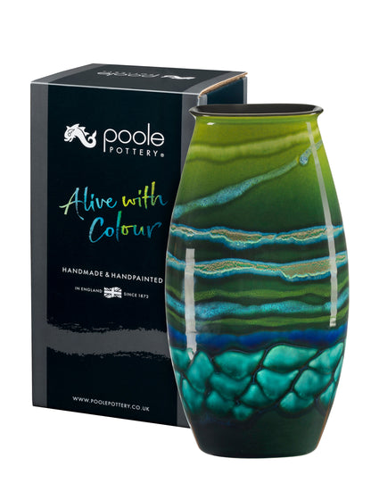 Poole Pottery Maya 36cm Manhattan Vase-Goviers