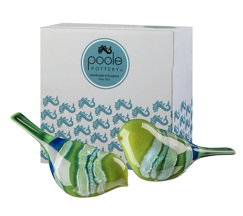 Poole Pottery Maya Bird Pair Mixed-Goviers