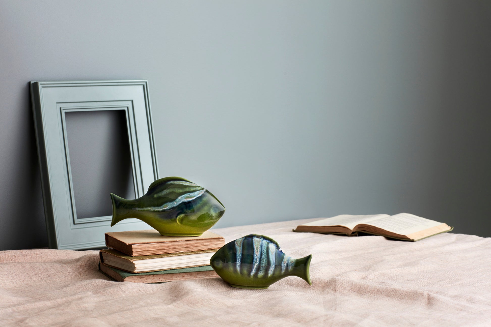 Poole Pottery Maya Fish Pair Mixed-Goviers