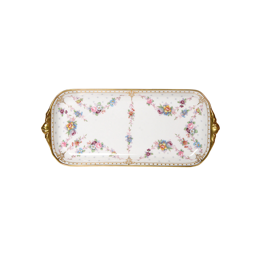 Royal Crown Derby Royal Antoinette Sandwich Tray 30cm
