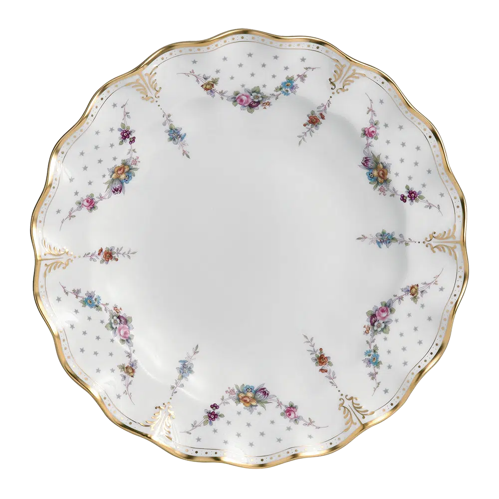 Royal Crown Derby Royal Antoinette Soup Tureen Stand 35cm