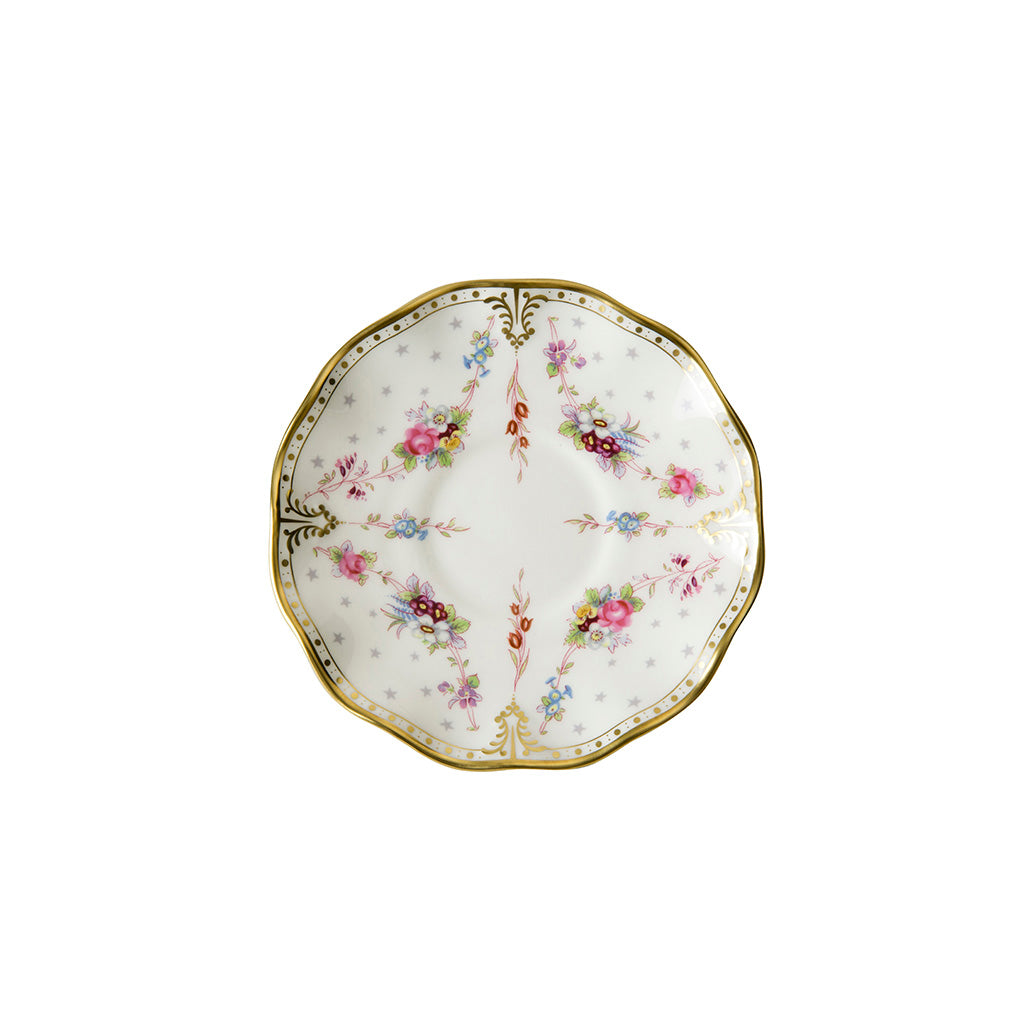 Royal Crown Derby Royal Antoinette Tea Saucer 15cm