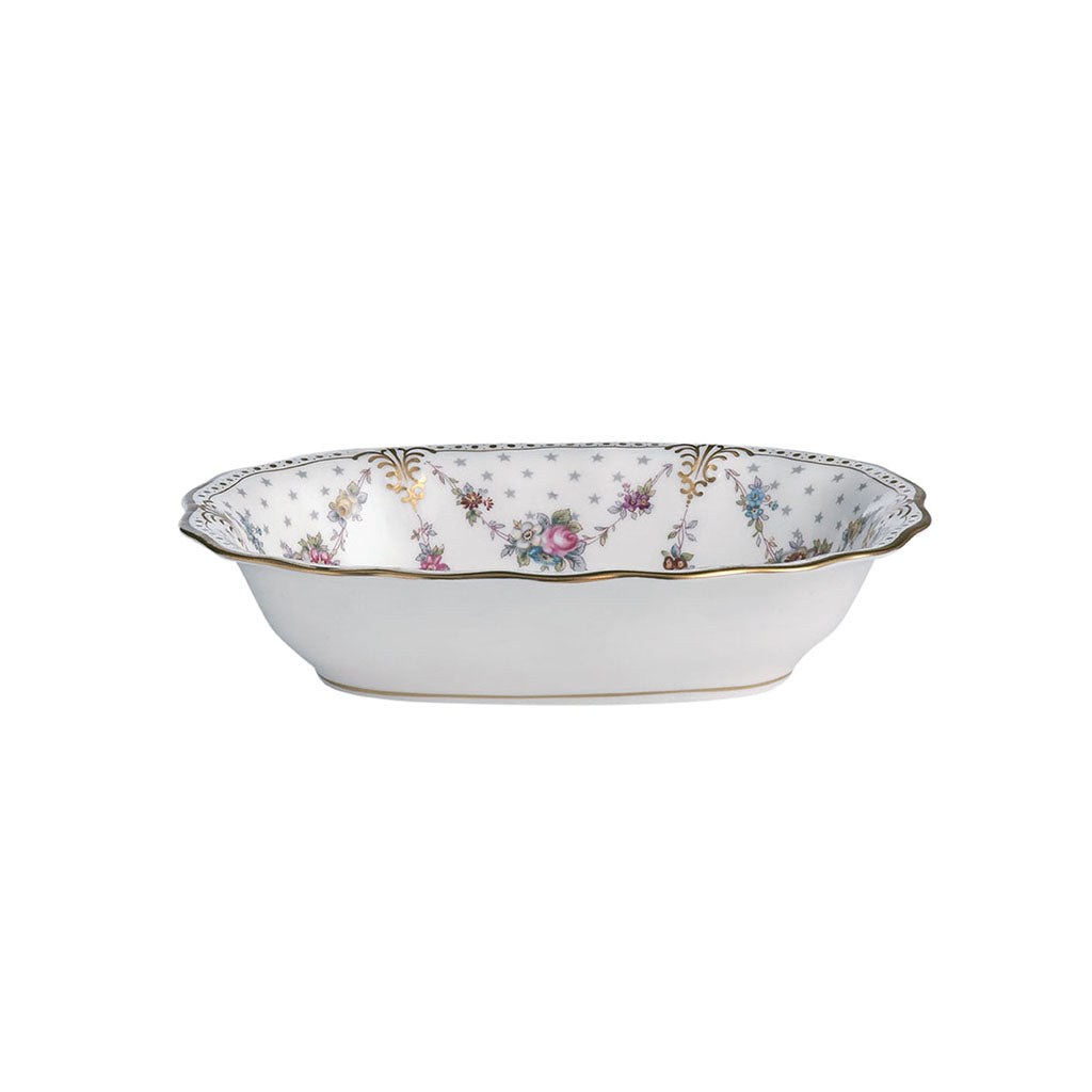 Royal Crown Derby Royal Antoinette Open Vegetable Dish 24cm