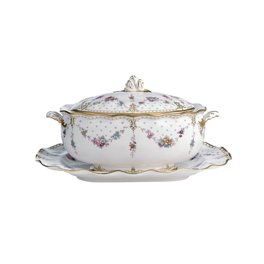 Royal Crown Derby Royal Antoinette Soup Tureen 2.84L