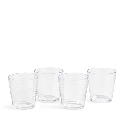 Royal Doulton Gordon Ramsay Maze Clear Tumbler Glass Set of 4