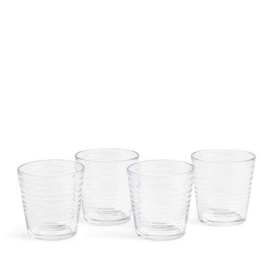 Royal Doulton Gordon Ramsay Maze Clear Tumbler Glass Set of 4