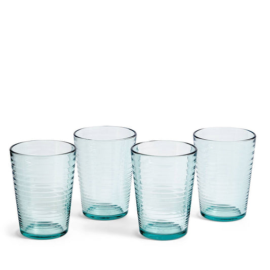 Royal Doulton Gordon Ramsay Maze Blue Hiball Glass Set of 4