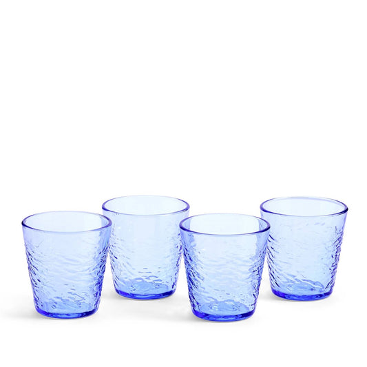 Royal Doulton 1815 Pacific Blue Tumbler Glass Set of 4