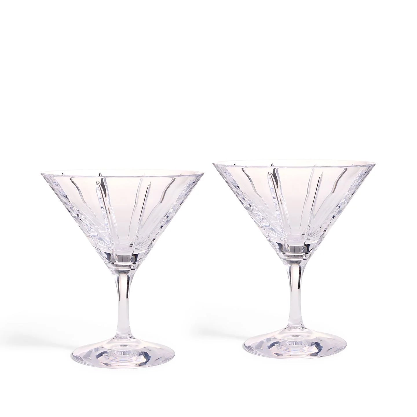 Wedgwood Vera Wang Luxe Graphite Small Martini Glass Set of 2
