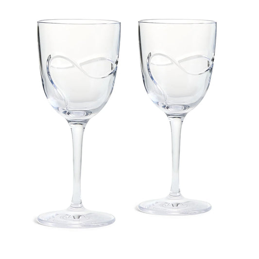 Wedgwood Vera Wang Luxe Graphite Red Wine Pair
