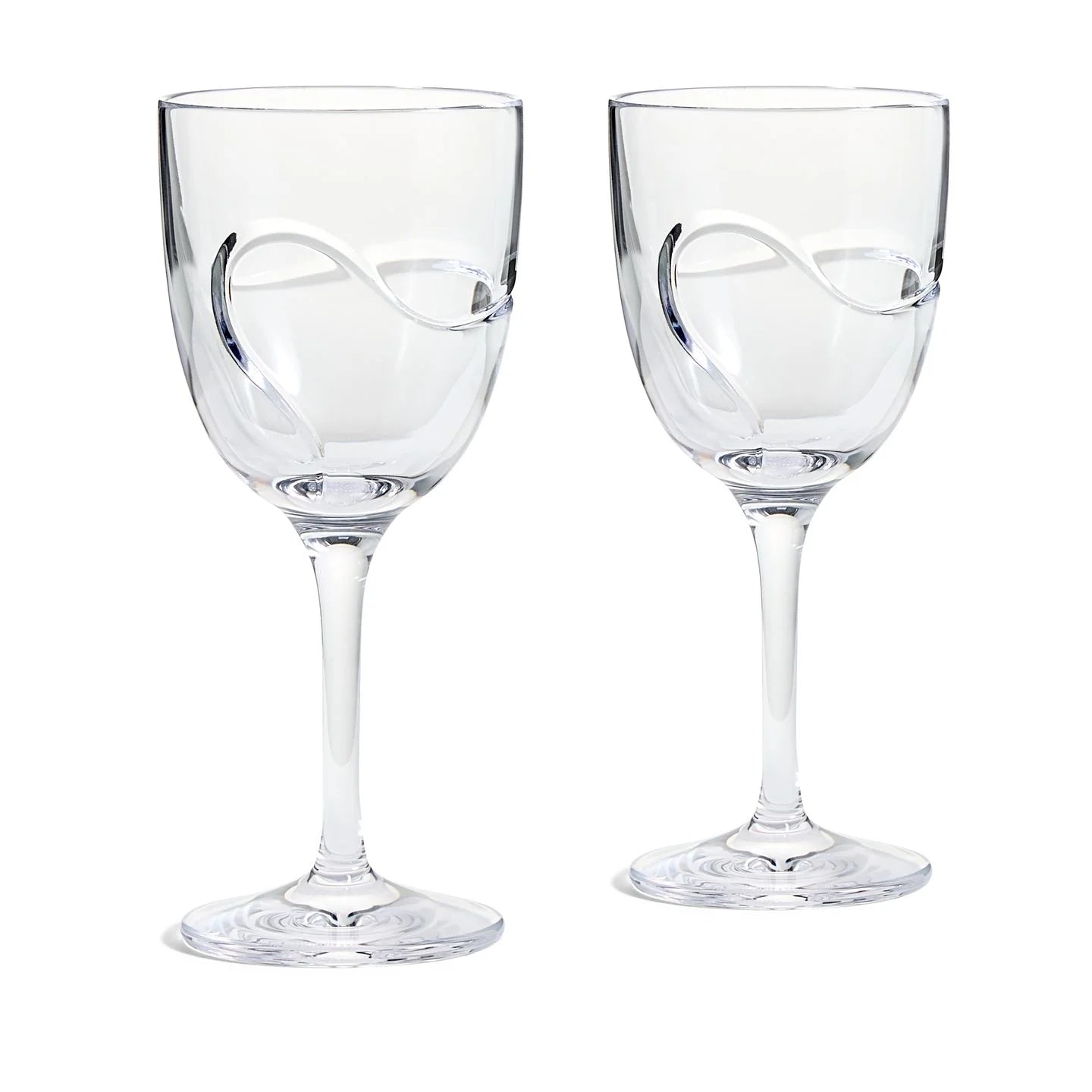 Wedgwood Vera Wang Luxe Graphite White Wine Pair