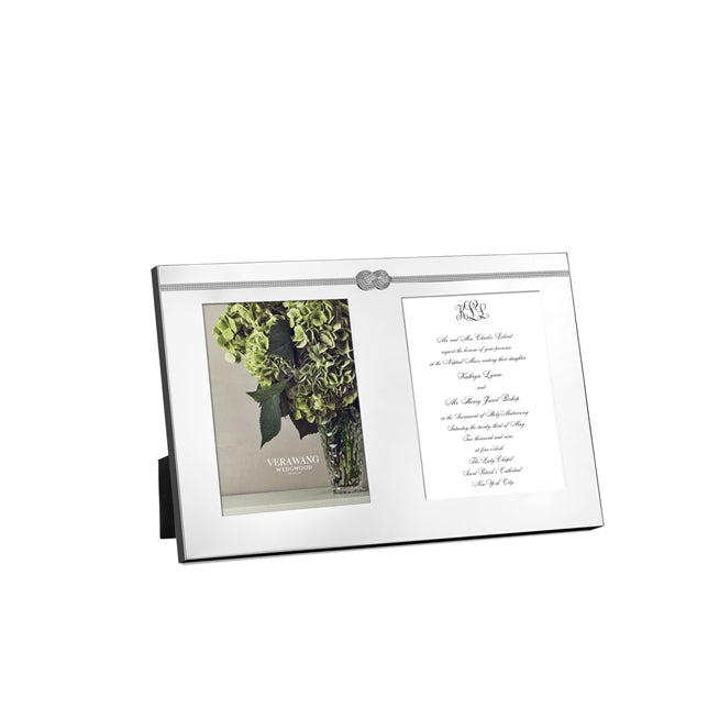 Wedgwood Vera Wang Infinity Double Invitation Frame 5 x 7 inch