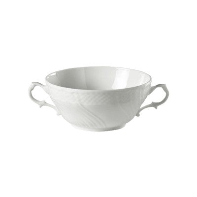 Richard Ginori Vecchio Ginori Bianco White Handled Soup Cup 305 ml