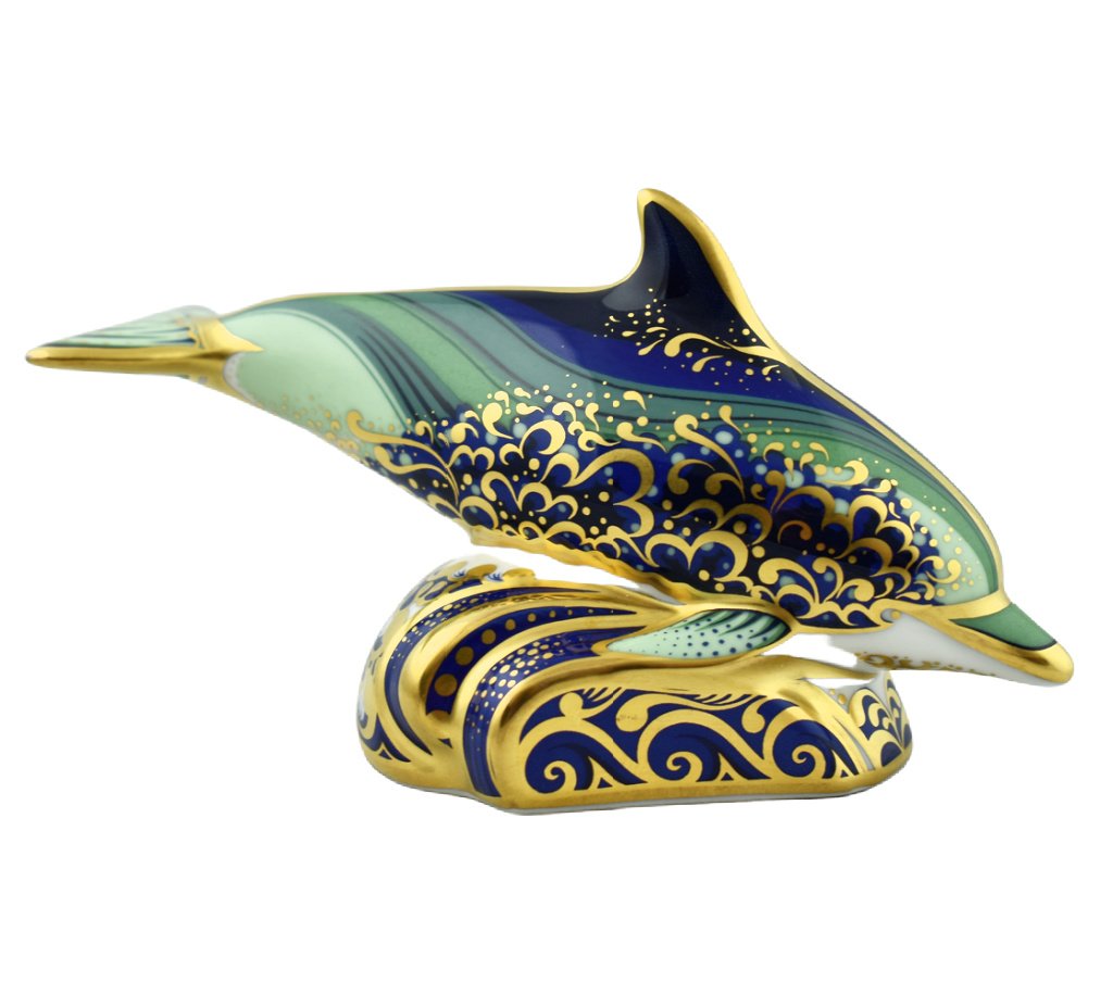 Royal Crown Derby Baby Bottlenose Dolphin