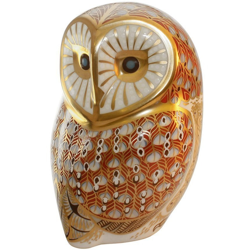 Royal Crown Derby Barn Owl New