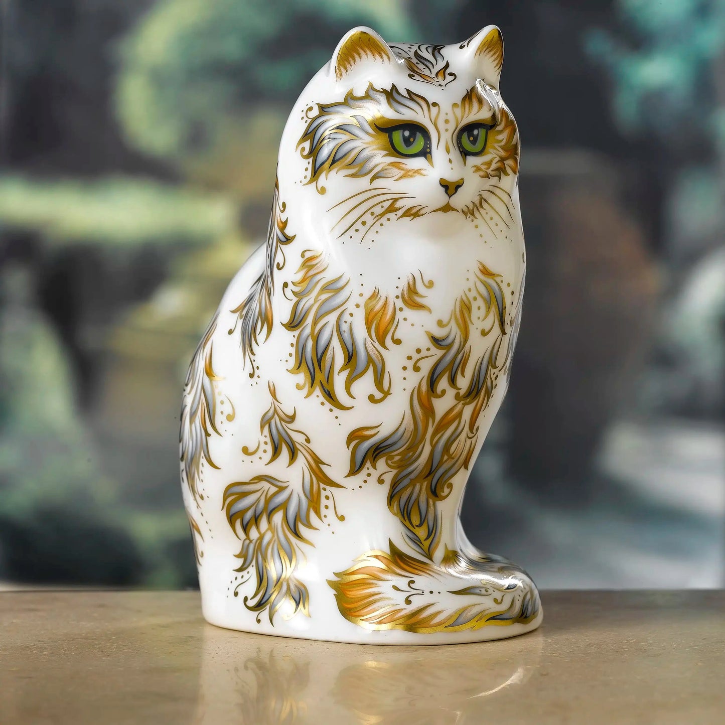 Royal Crown Derby Fifi The Cat-Goviers