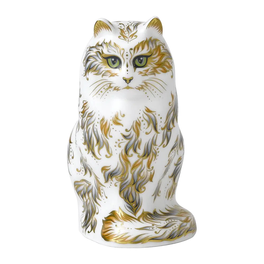 Royal Crown Derby Fifi The Cat-Goviers