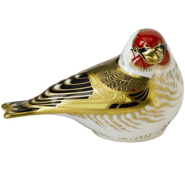 Royal Crown Derby Goldfinch Paperweight-Collectables-Goviers