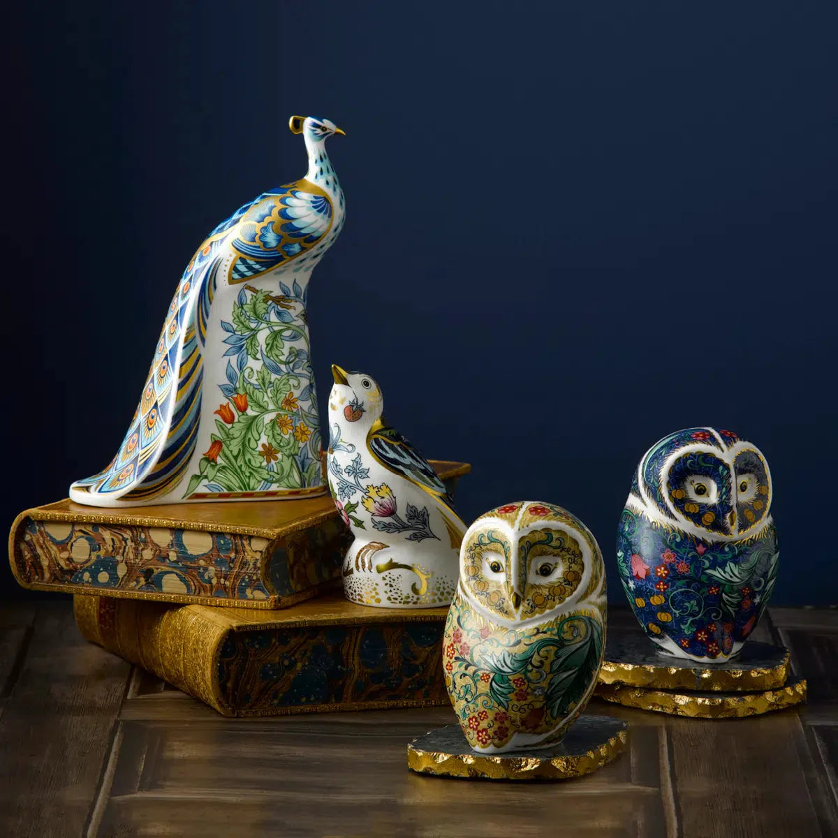 Royal Crown Derby Manor Peacock-Collectables-Goviers