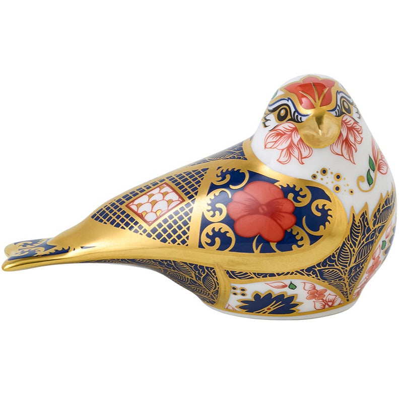 Royal Crown Derby Solid Gold Band Goldfinch New