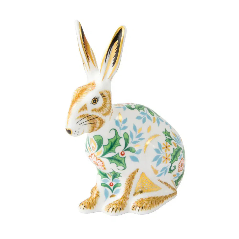 Royal Crown Derby Winter Hare New