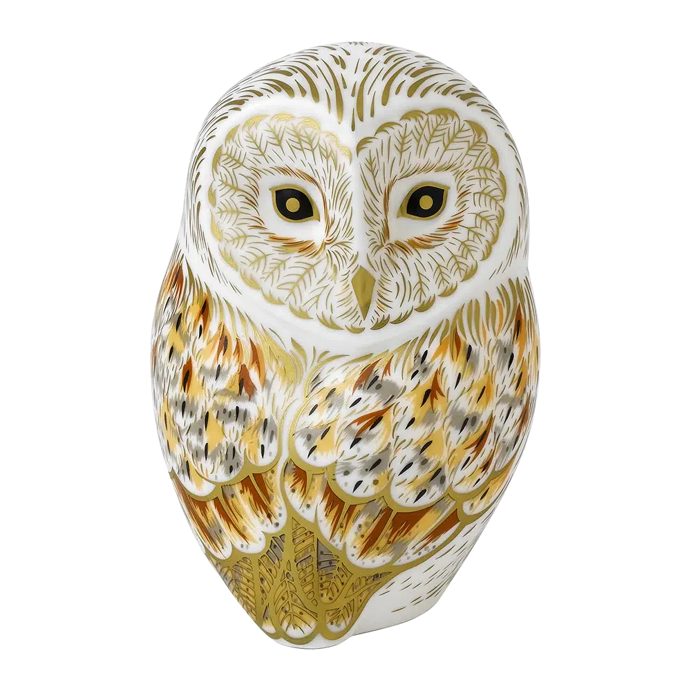 Royal Crown Derby Winter Owl New