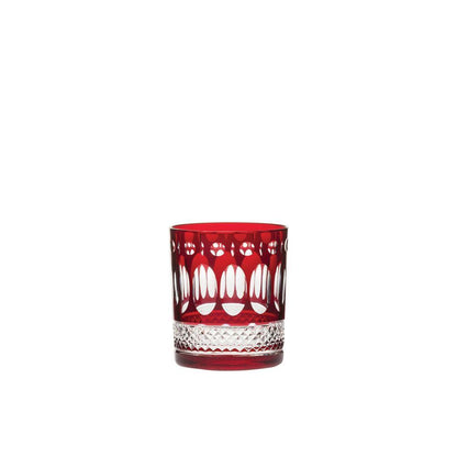 Royal Scot Crystal Belgravia Ruby Red Large Crystal Tumblers Set of 2-Goviers