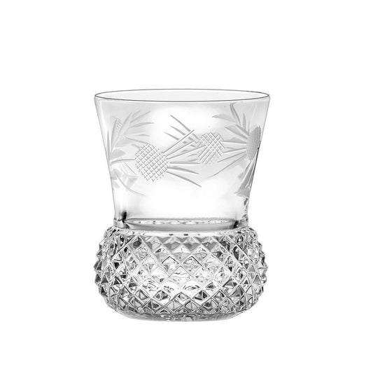 Royal Scot Crystal Flower of Scotland Large Tumbler (Thistle Shape)