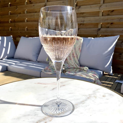 Royal Scot Crystal Iona Set of 2 Large Wine Glasses-Goviers