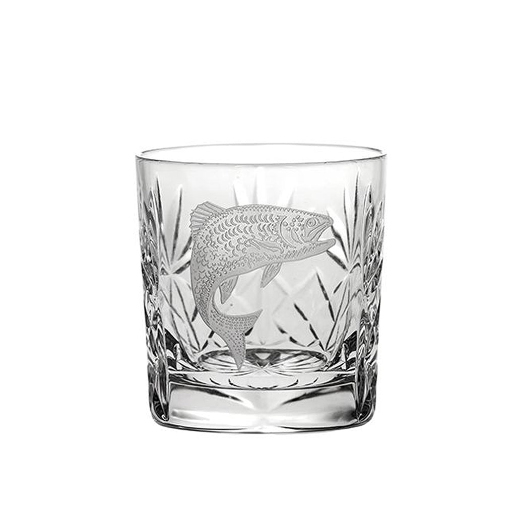 Royal Scot Crystal Salmon Whisky Tumbler