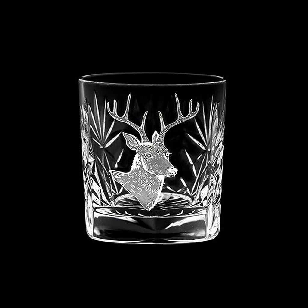 Royal Scot Crystal Stag Whisky Tumbler