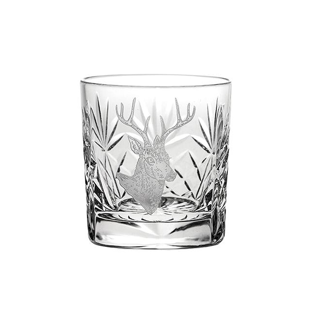 Royal Scot Crystal Stag Whisky Tumbler