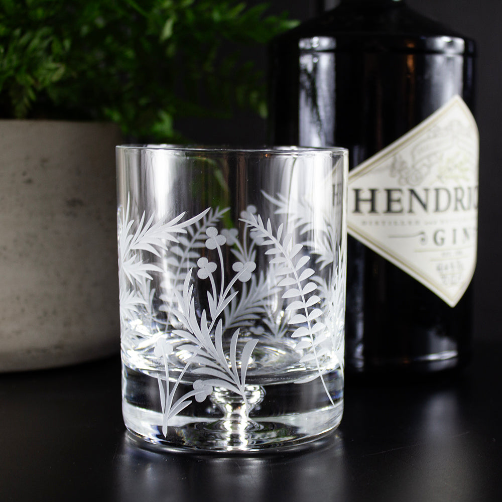 Royal Scot Crystal Woodland Fern Single Large Tumbler
