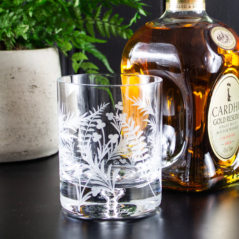 Royal Scot Crystal Woodland Fern Single Large Tumbler