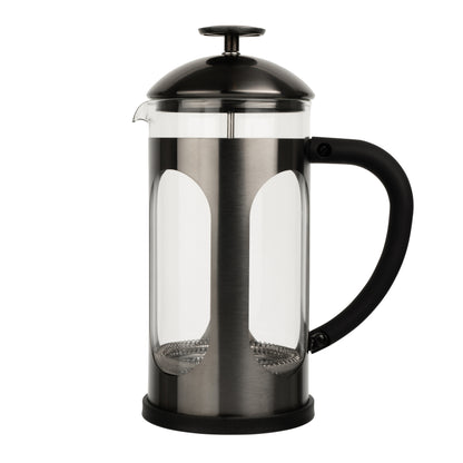 Siip Infuso Gunmetal Stainless Steel Glass Cafetiere Large
