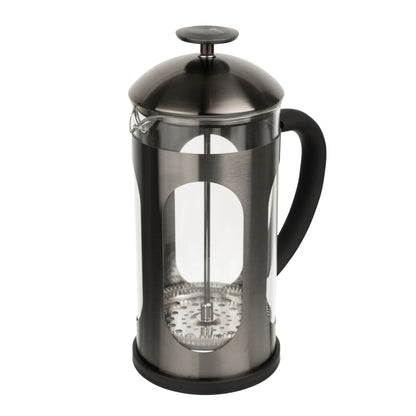 Siip Infuso Gunmetal Stainless Steel Glass Cafetiere Large