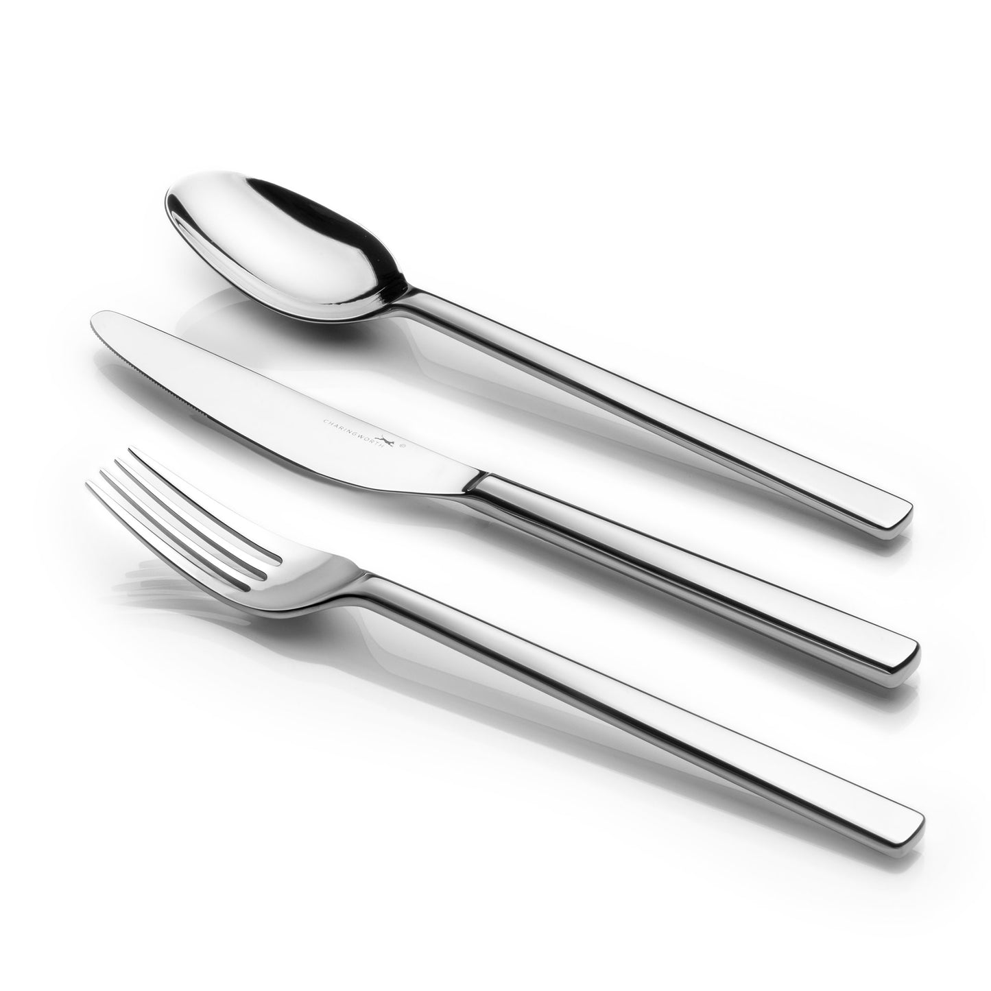 Charingworth Strata Mirror 24 Piece Cutlery Set