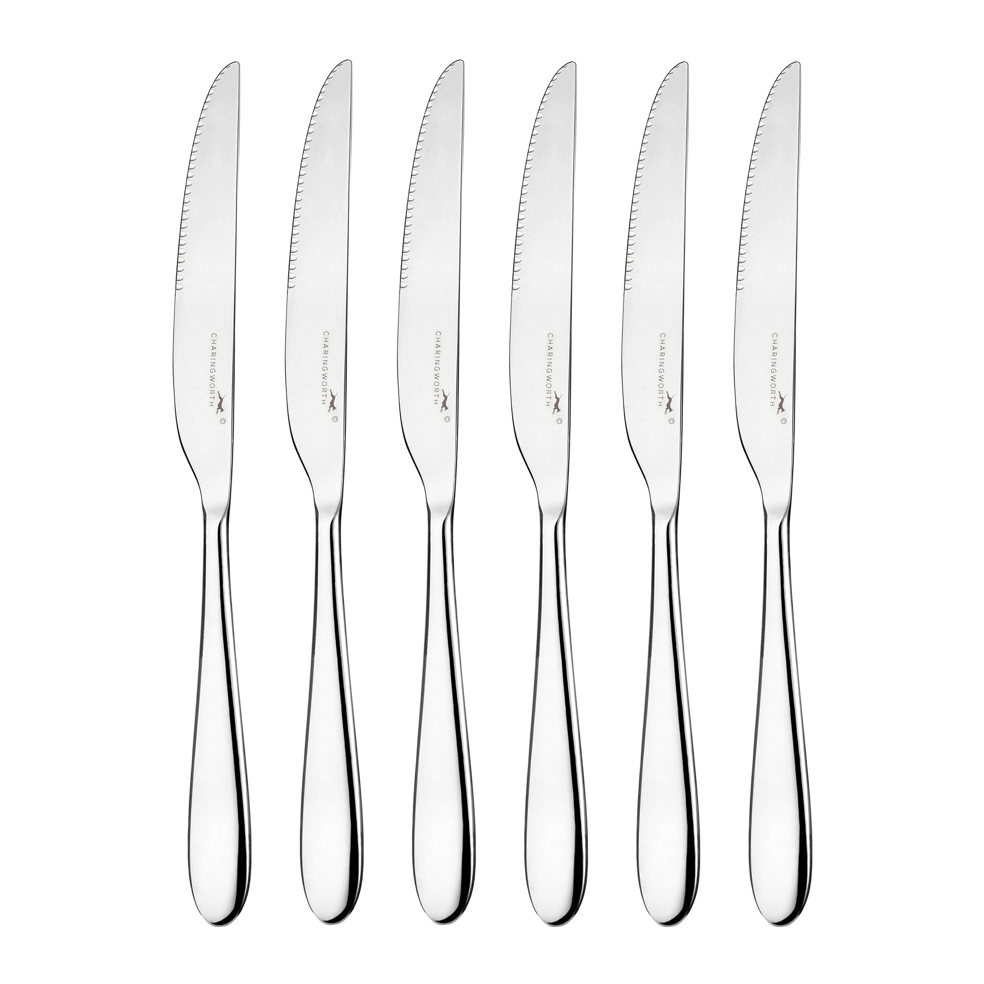 Charingworth Santol Mirror 6 Piece Steak Knife Set