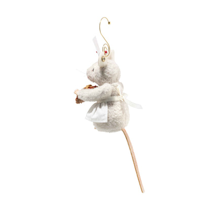 Steiff Christmas Bakery Mouse Ornament-Goviers