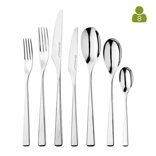 Studio William Tilia Mirror 56 Piece Cutlery Set