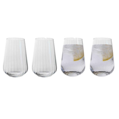 Dartington Cheers! Optic Tall Tumbler (4 Pack)