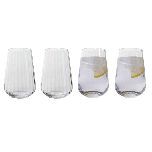 Dartington Cheers! Optic Tall Tumbler (4 Pack)