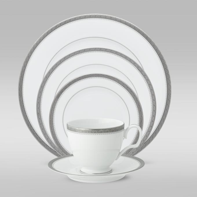 Noritake Charlotta Platinum B&B Plate 16cm